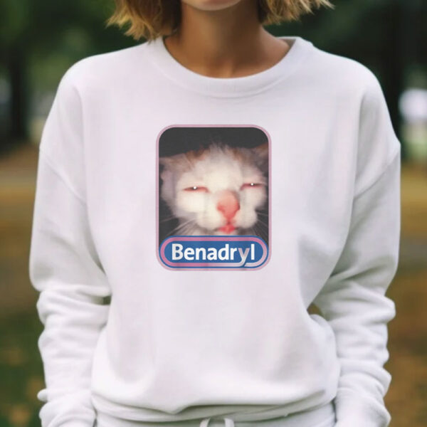 Benadryl Meme Cat Benny Cute T-Shirts