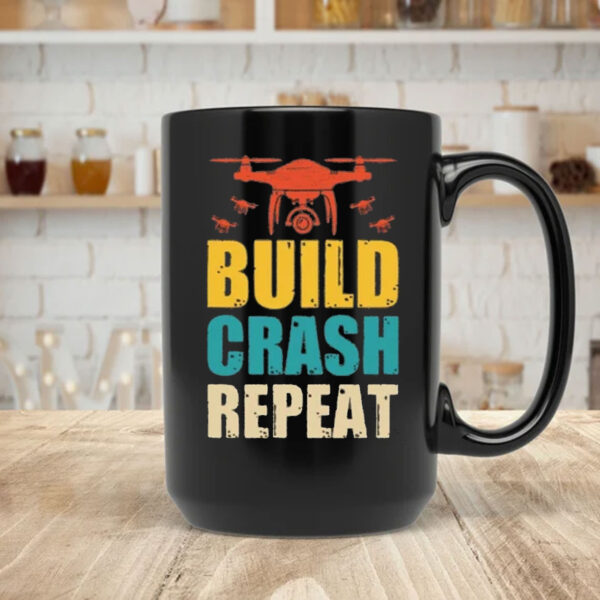 Build Crash Repeat Mug Coffee