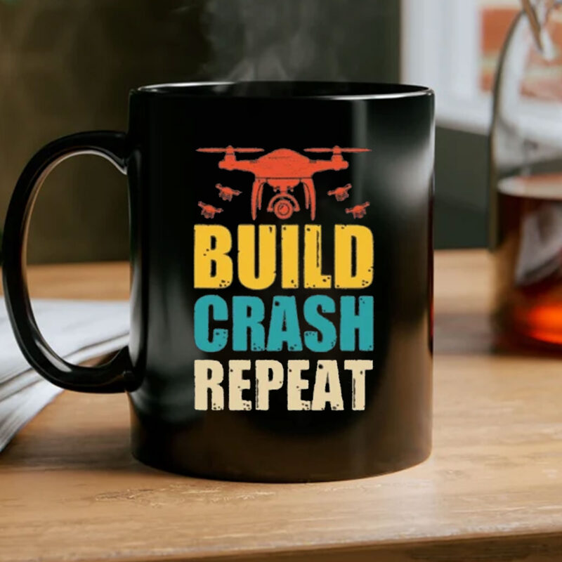 Build Crash Repeat Mug Coffee