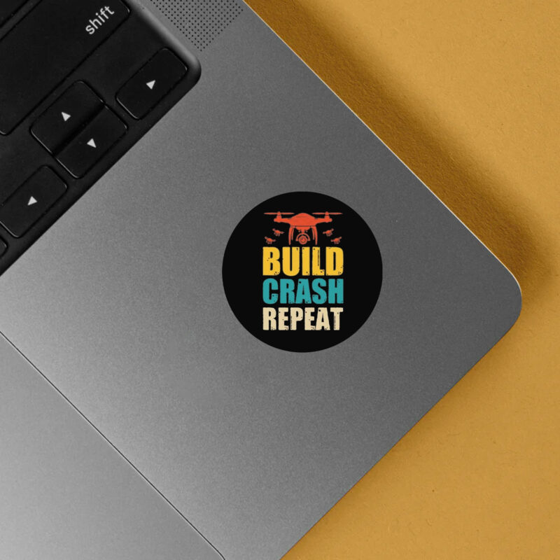 Build Crash Repeat Stickers