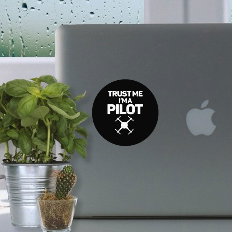 Trust Me I'm A Pilot Stickers