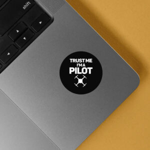 Trust Me I'm A Pilot Stickers